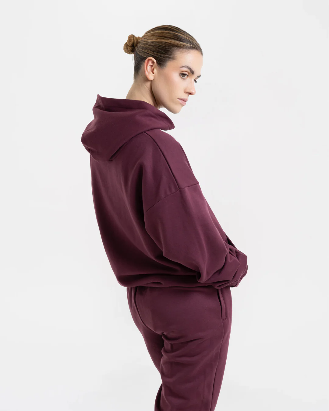 East Street Hoodie - Burgundy - Image 5