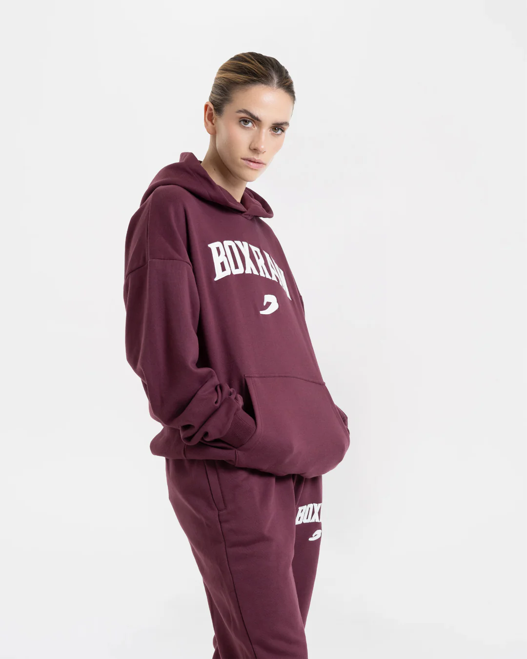 East Street Hoodie - Burgundy - Image 6
