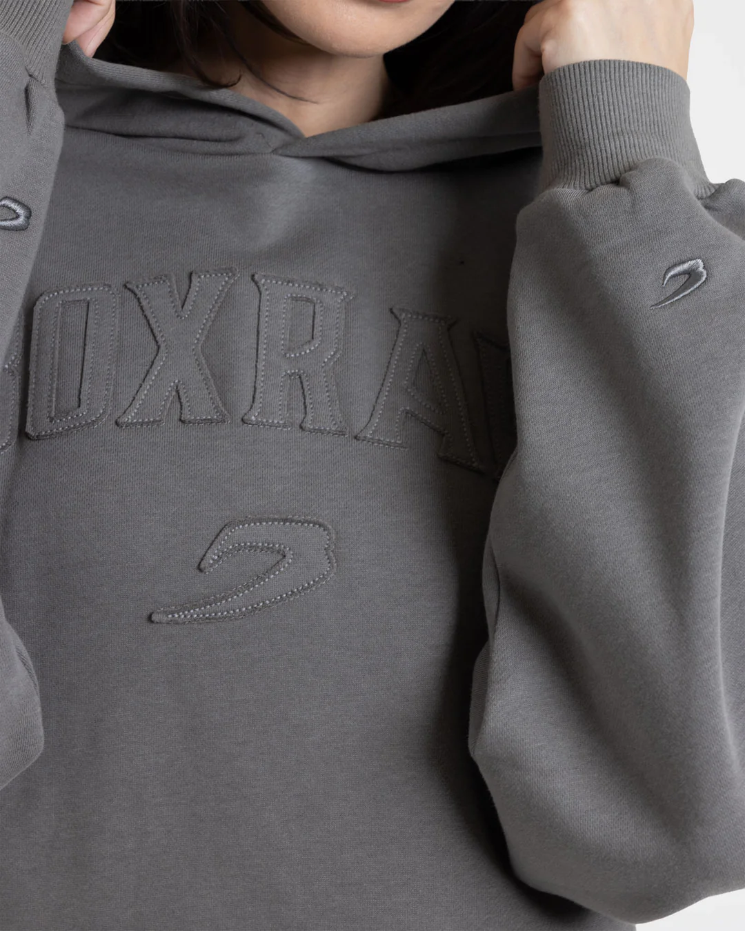 East Street Hoodie - Distressed Grey - Image 5