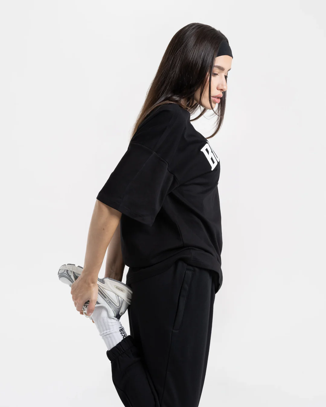East Street Oversized T-Shirt - Black - Image 3