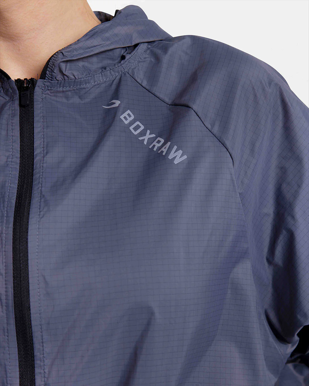 Genaro Zip Up Windbreaker - Charcoal - Image 7