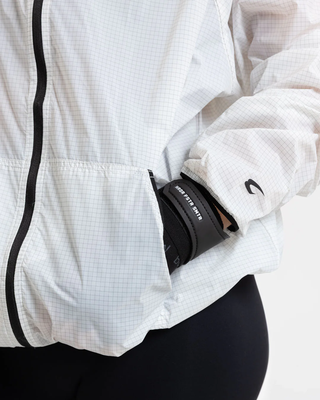 Genaro Zip Up Windbreaker - White - Image 9