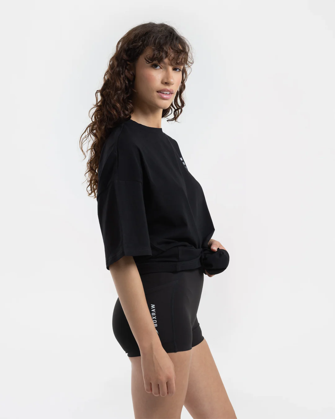 Hold 'Em Scold 'Em Oversized T-Shirt - Black - Image 4