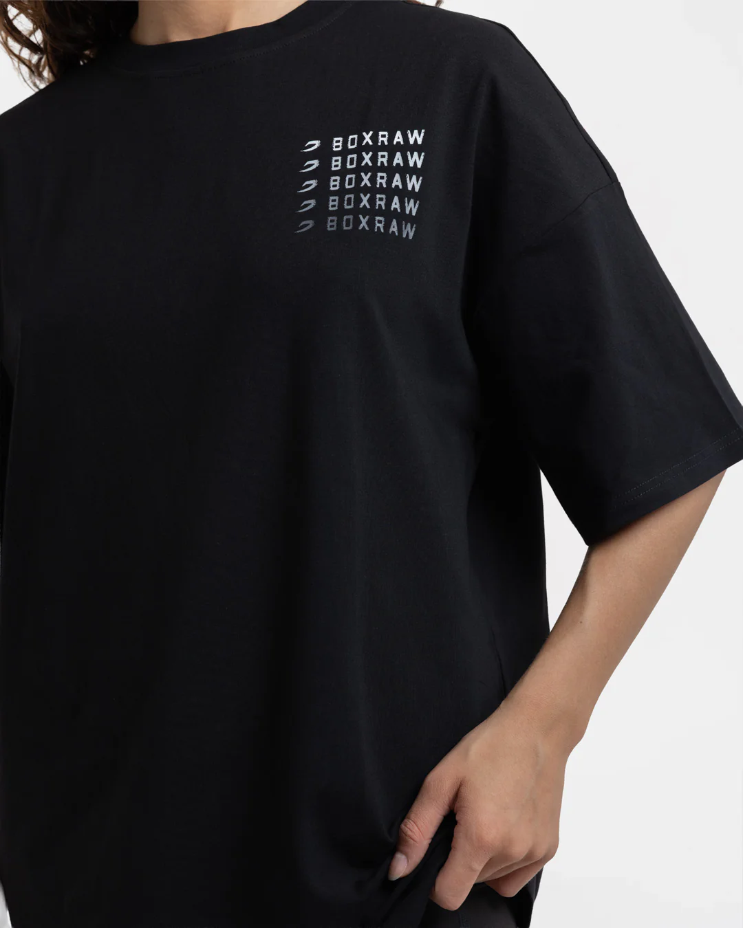 Hold 'Em Scold 'Em Oversized T-Shirt - Black - Image 6