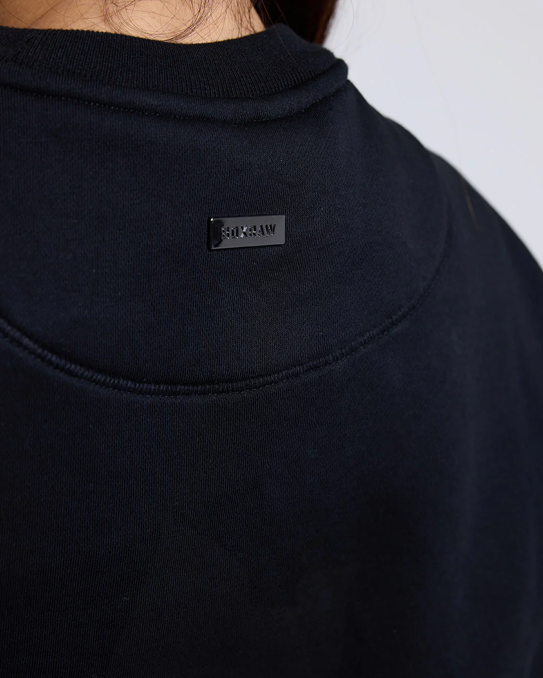 Johnson Oversized Sweatshirt - Black - Image 7