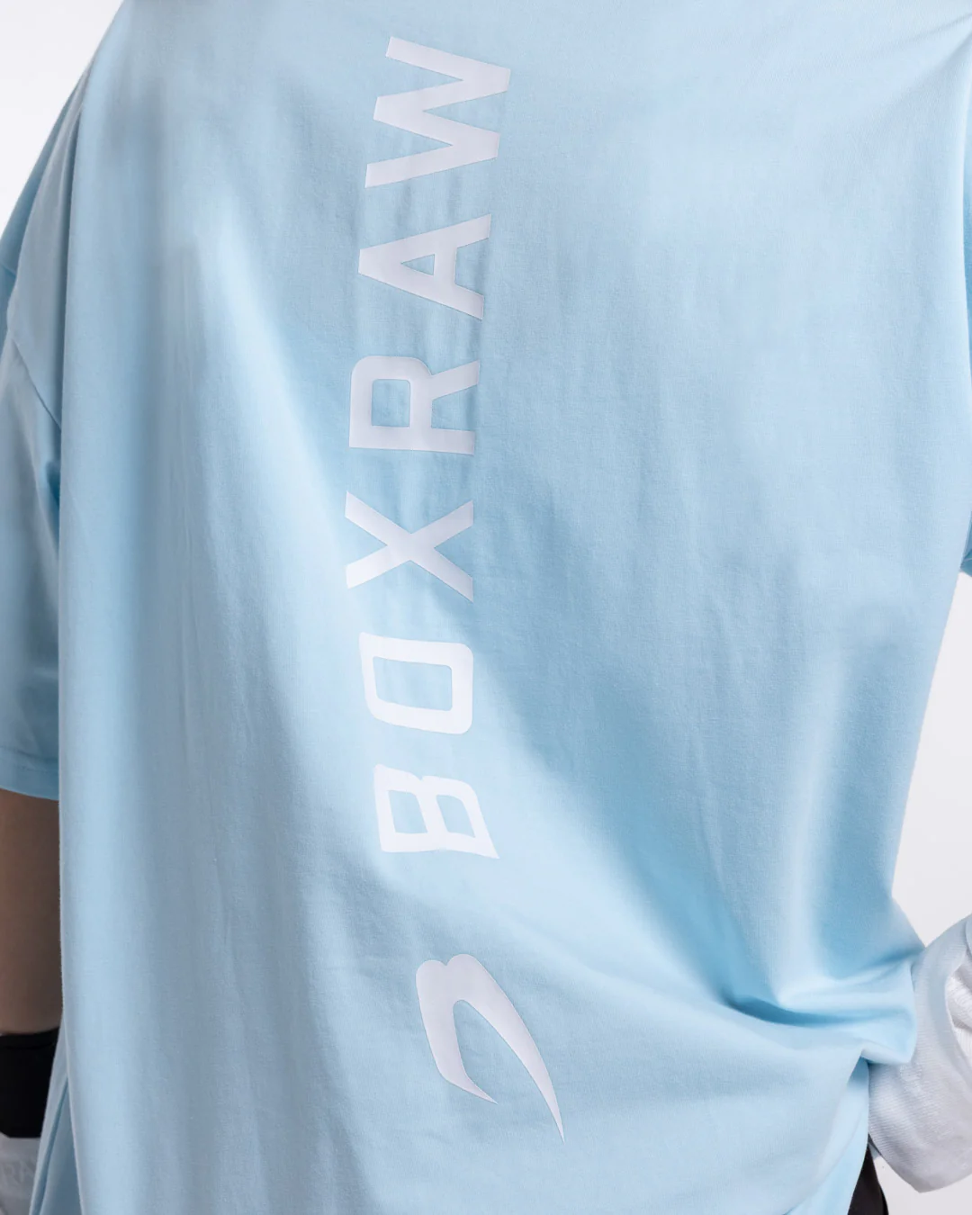 Lineal Oversized T-Shirt - Baby Blue - Image 6