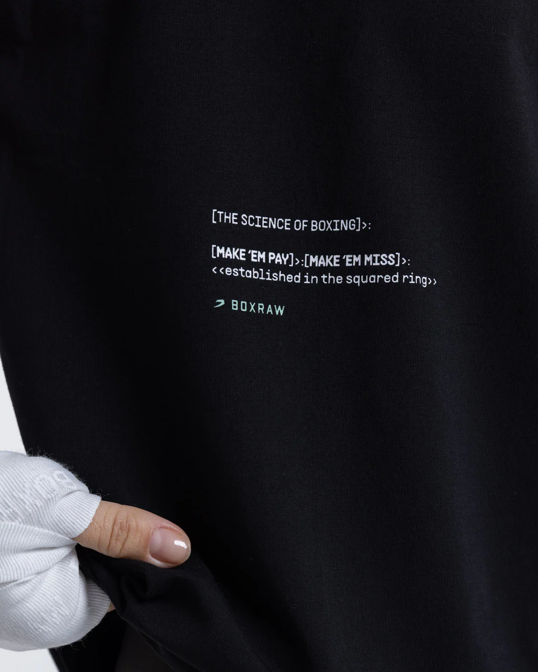 Make 'Em Miss Oversized T-Shirt - Black - Image 7