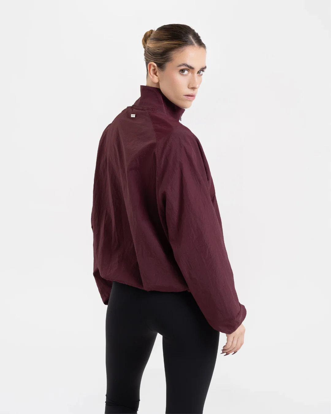 Saxton Track Jacket - Burgundy - Image 5