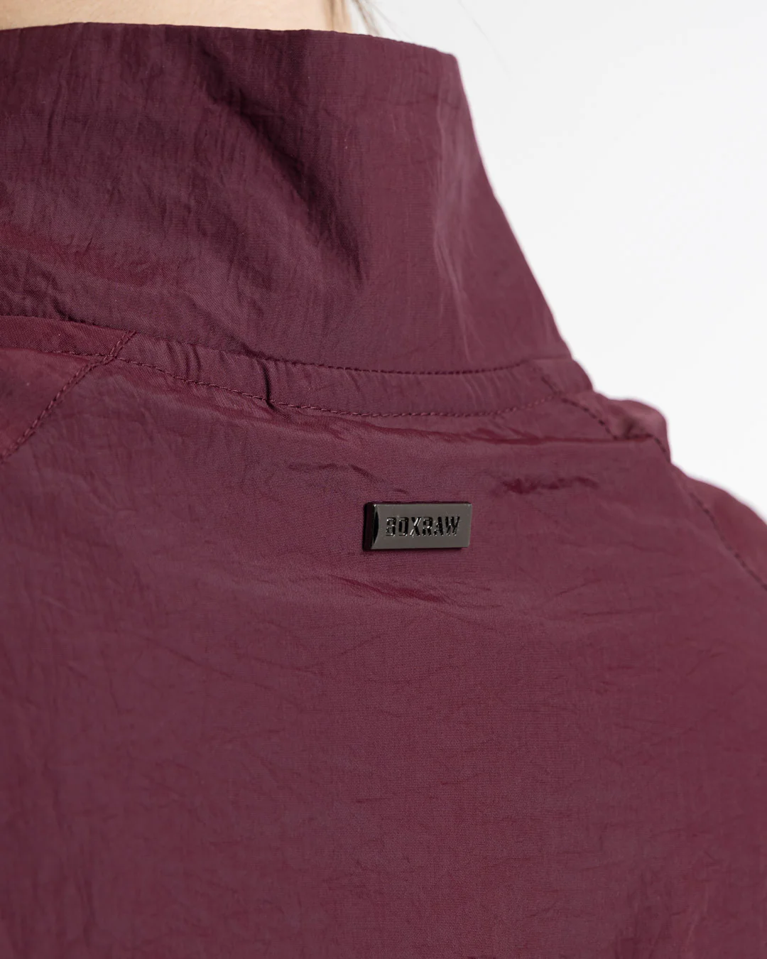 Saxton Track Jacket - Burgundy - Image 8