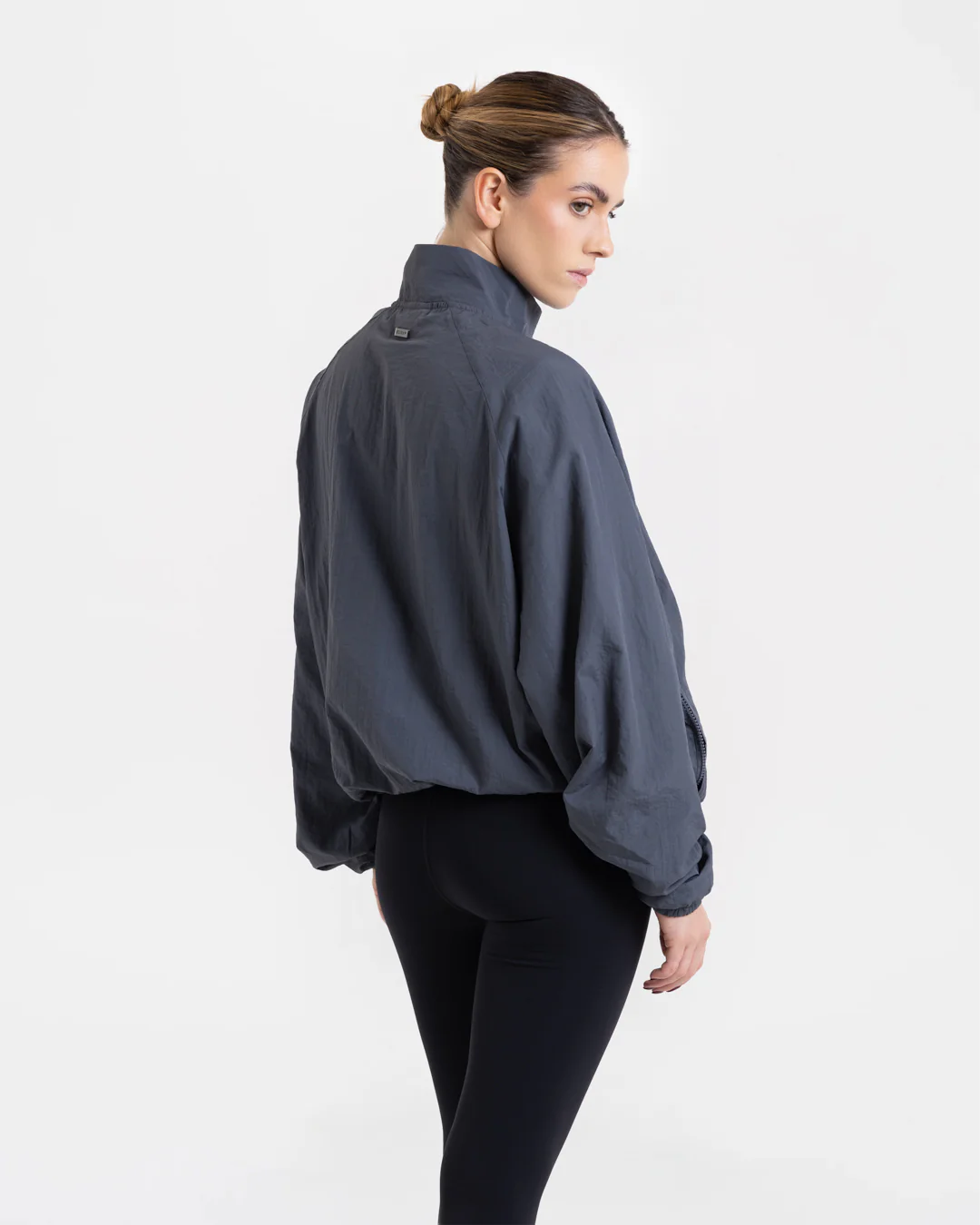 Saxton Track Jacket - Charcoal - Image 4