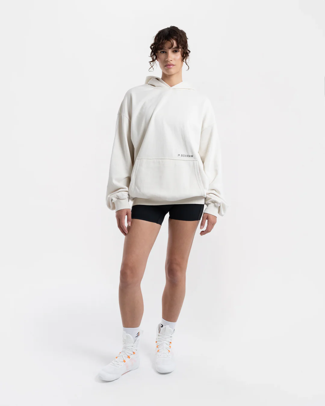 Sparring Club Oversized Hoodie - Washed Beige - Image 2