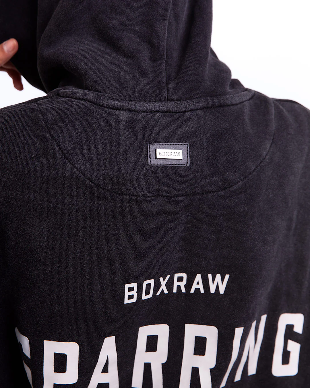 Sparring Club Oversized Hoodie - Washed Black - Image 10