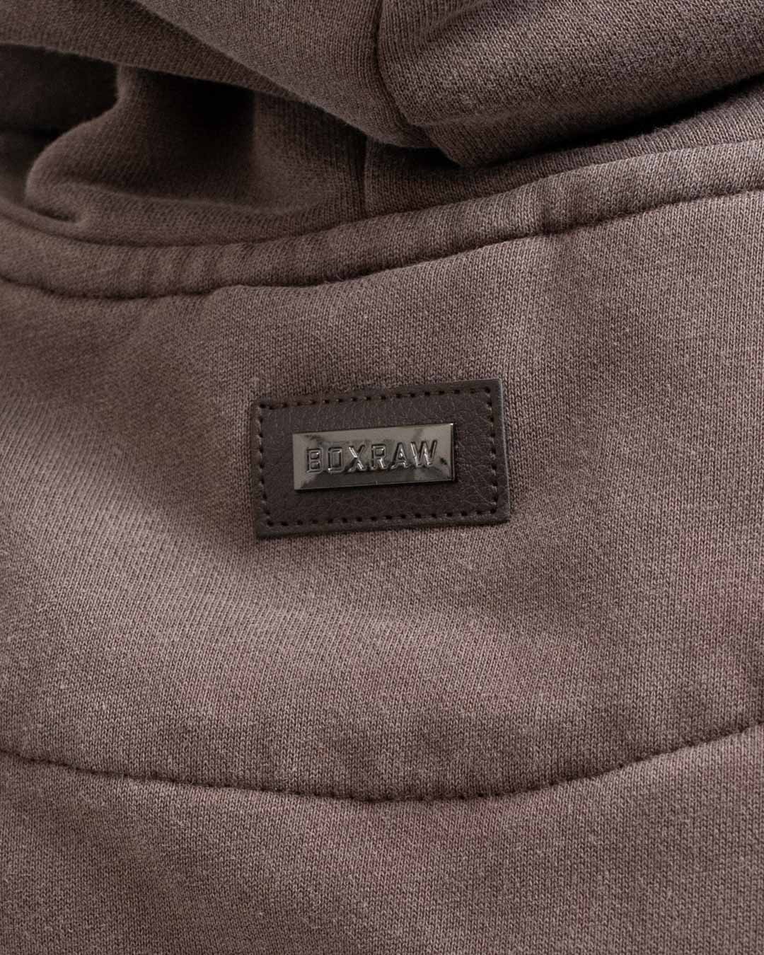 Sparring Club Oversized Hoodie - Washed Brown - Image 9