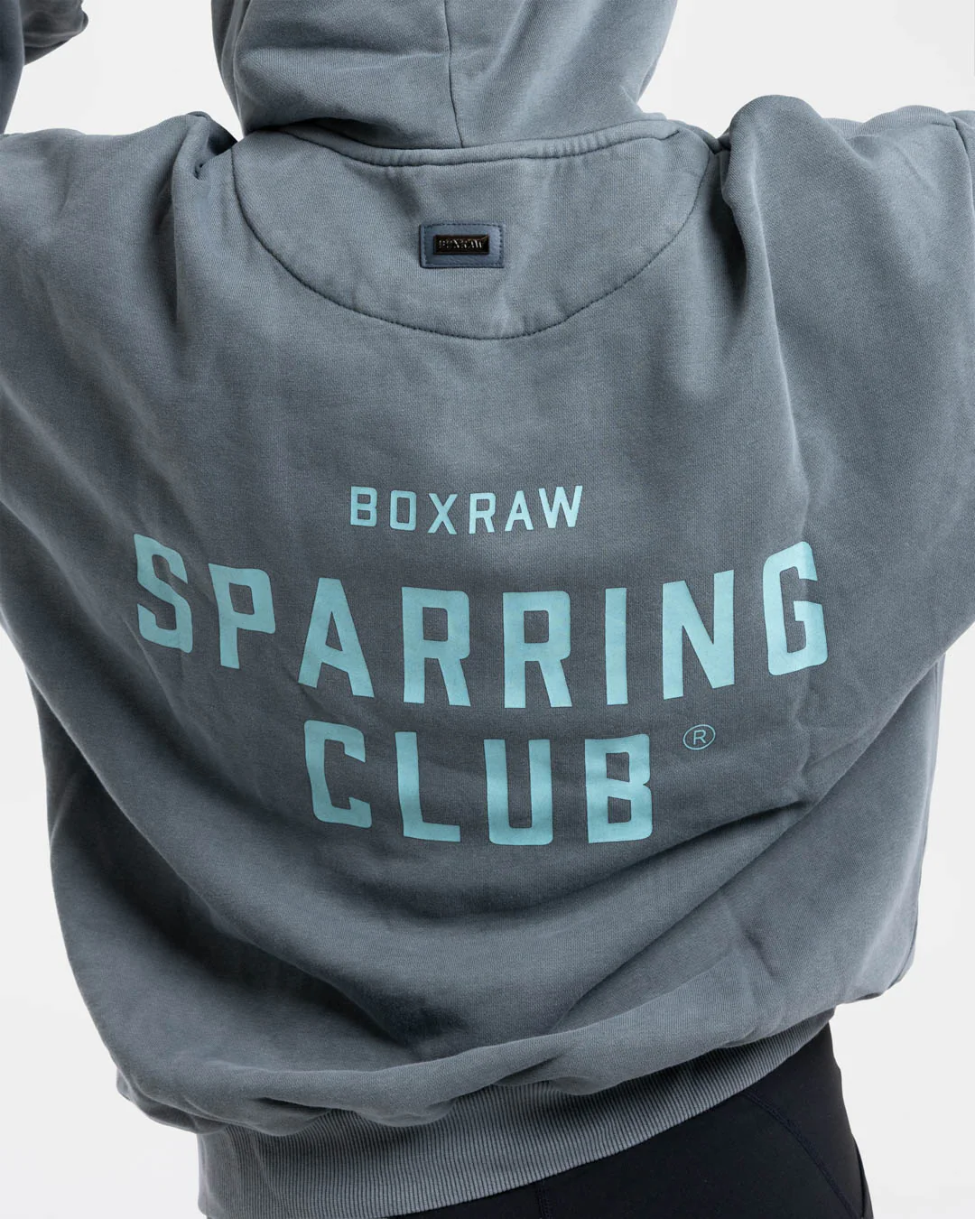 Sparring Club Oversized Hoodie - Washed Charcoal - Image 8