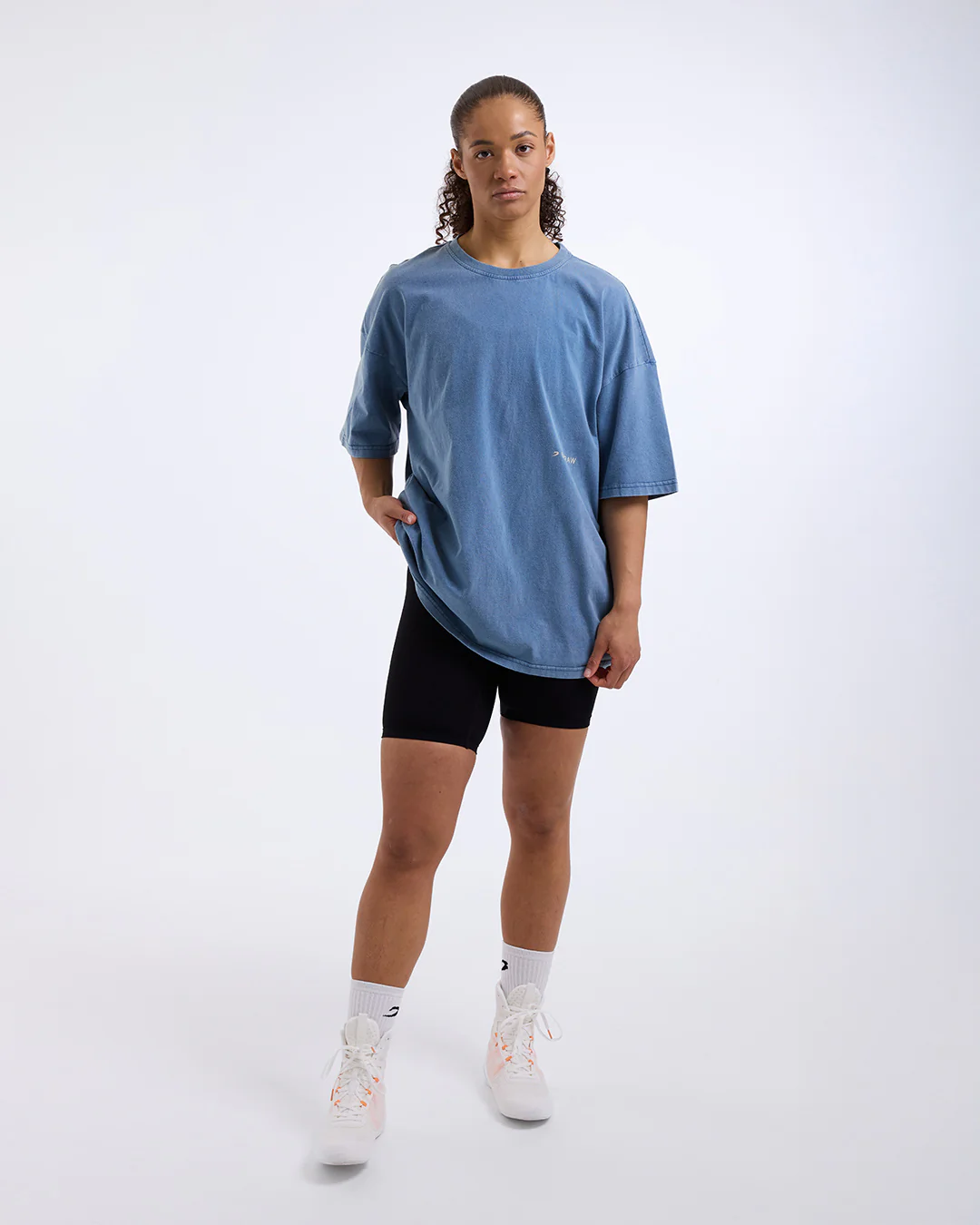 Sparring Club Oversized T-Shirt - Washed Baby Blue - Image 2