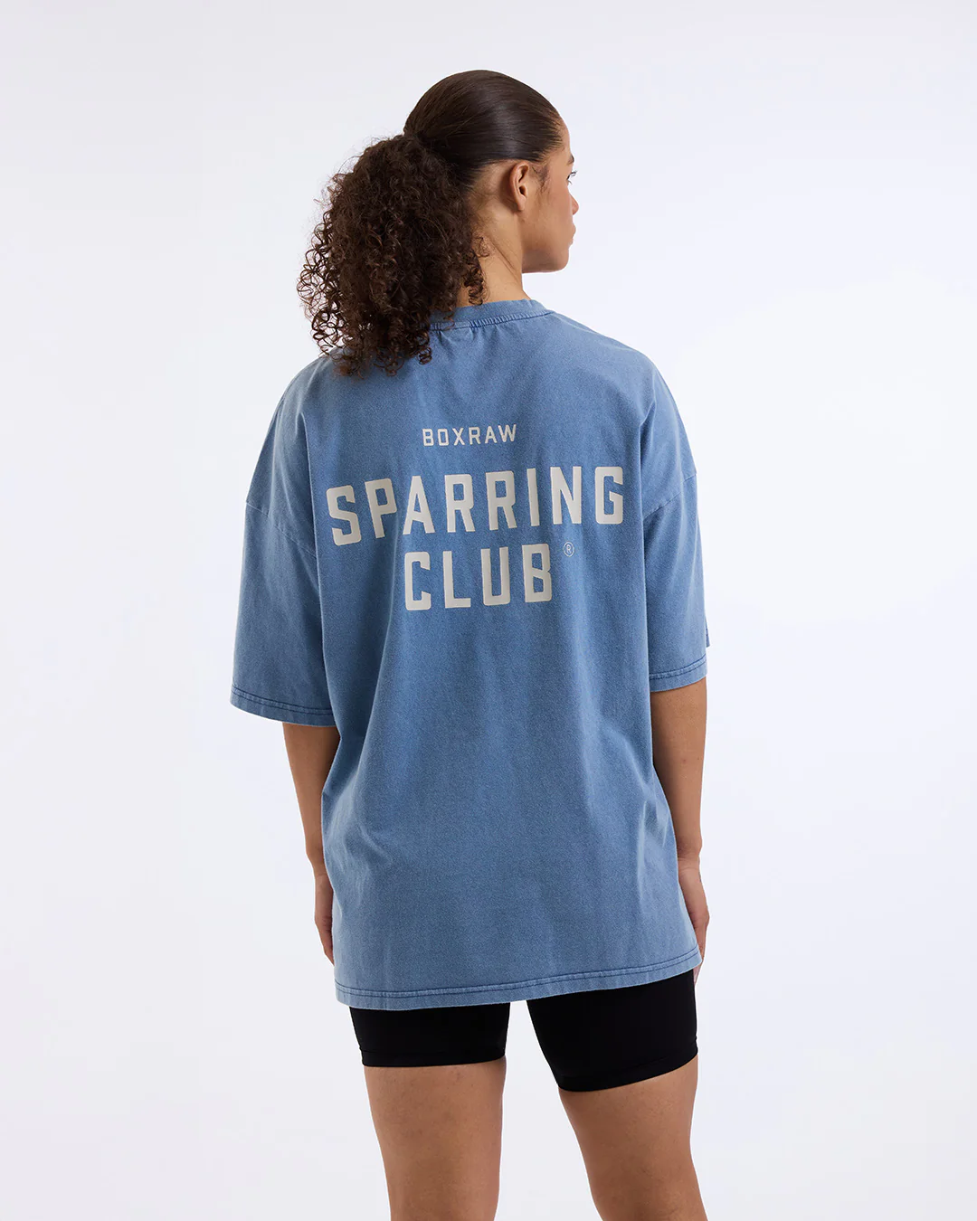 Sparring Club Oversized T-Shirt - Washed Baby Blue - Image 4