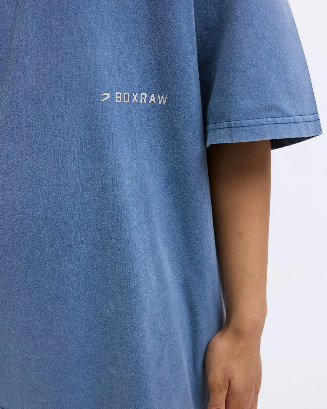 Sparring Club Oversized T-Shirt - Washed Baby Blue - Image 8