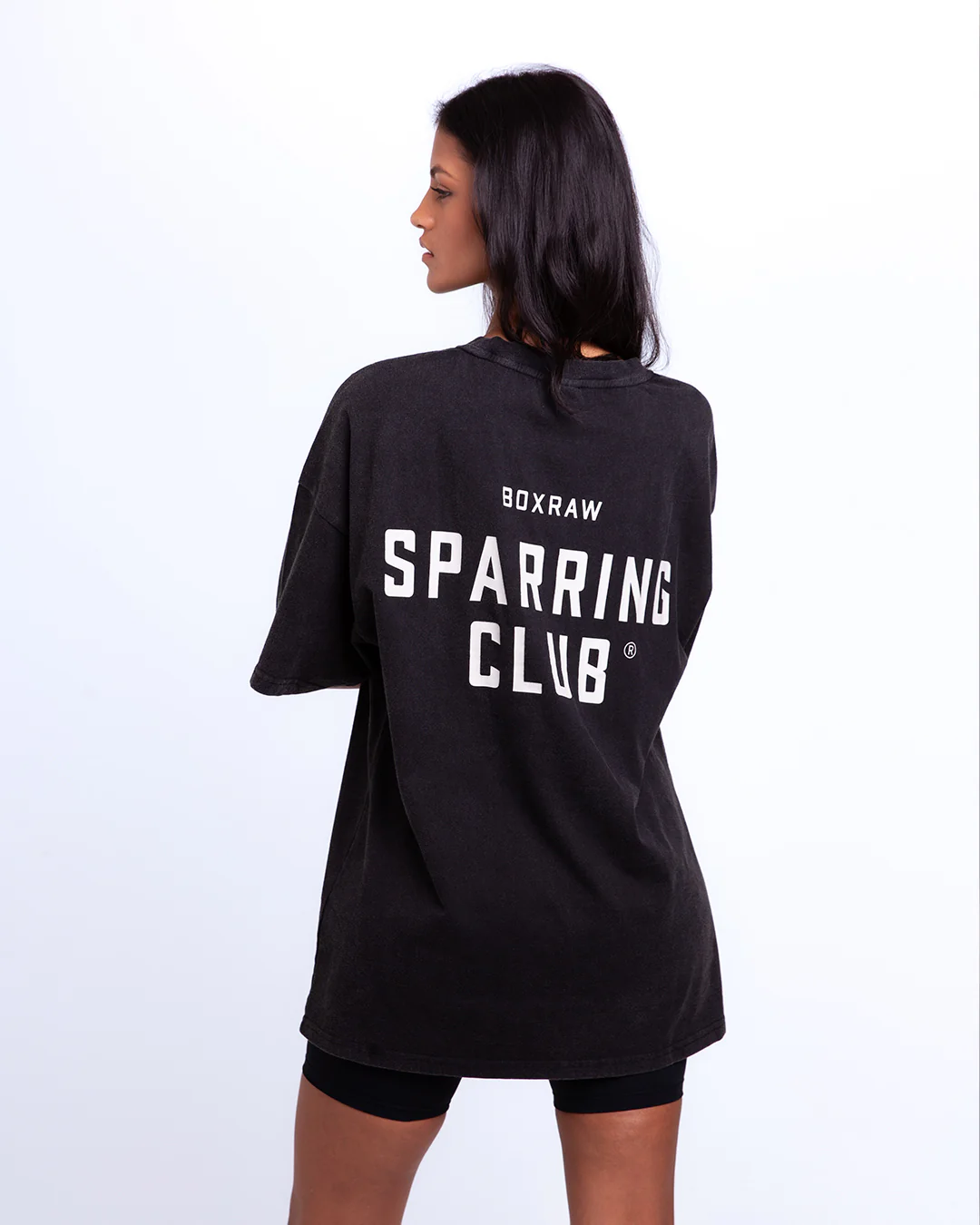 Sparring Club Oversized T-Shirt - Washed Black - Image 6