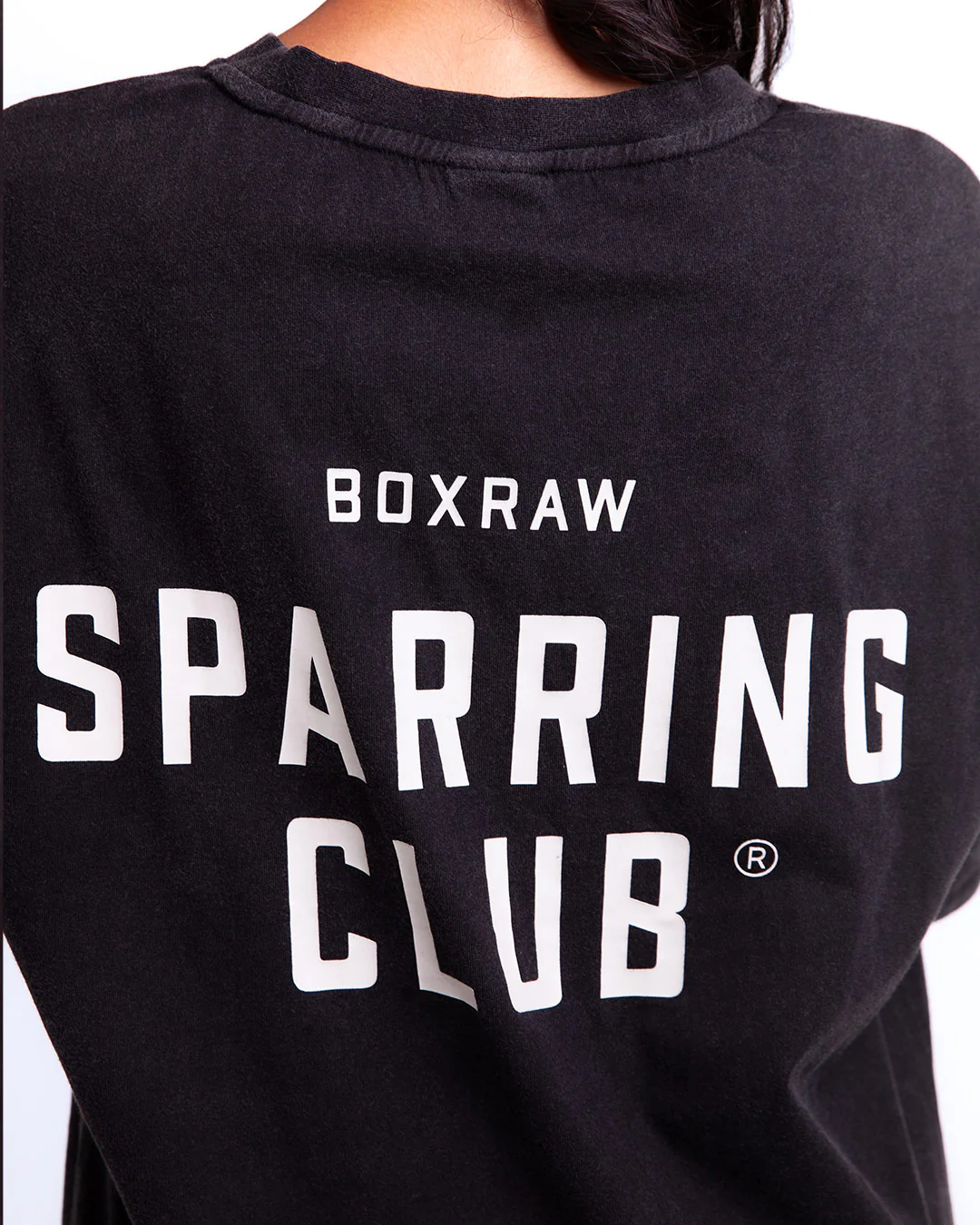 Sparring Club Oversized T-Shirt - Washed Black - Image 8