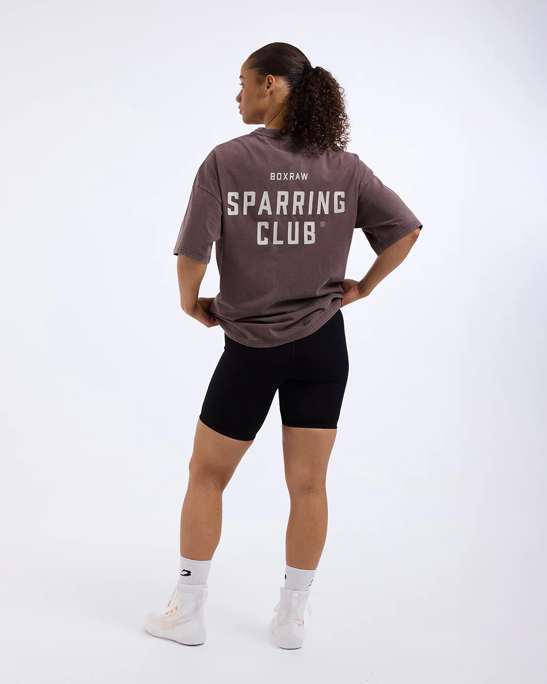 Sparring Club Oversized T-Shirt - Washed Brown - Image 10