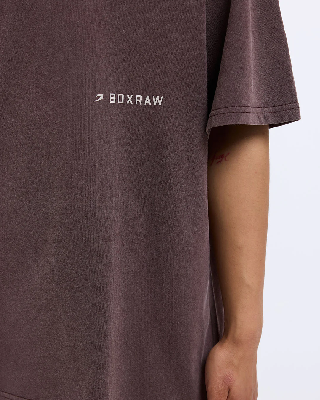 Sparring Club Oversized T-Shirt - Washed Brown - Image 8