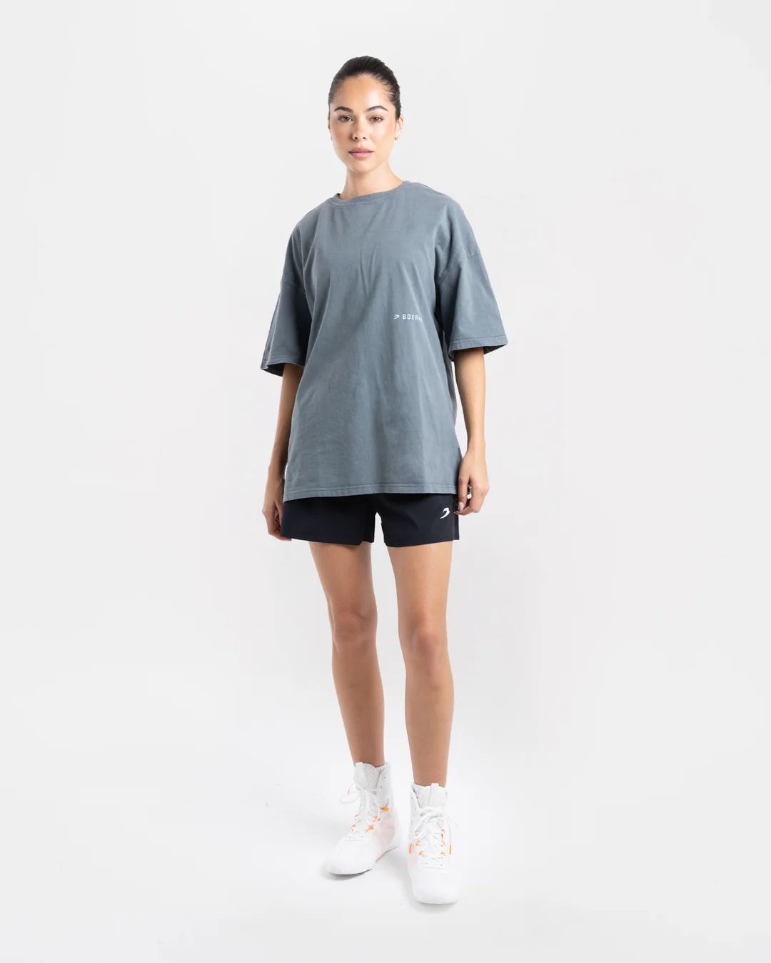 Sparring Club Oversized T-Shirt - Washed Charcoal - Image 2