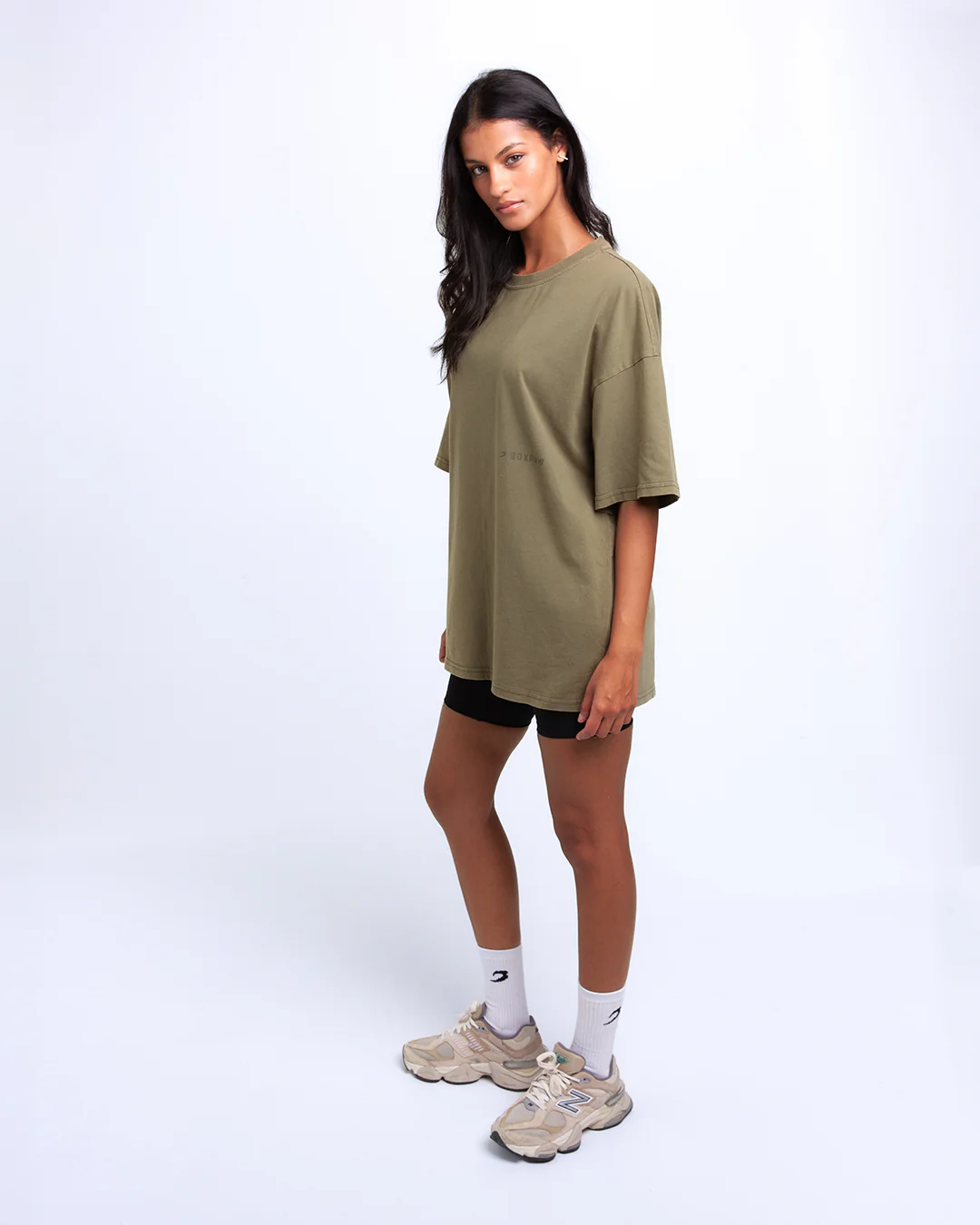 Sparring Club Oversized T-Shirt - Washed Olive - Image 10