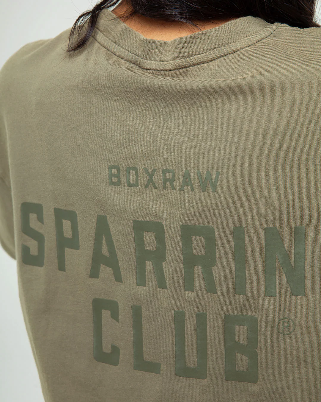 Sparring Club Oversized T-Shirt - Washed Olive - Image 9