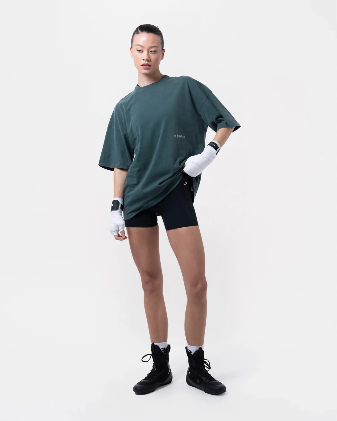 Sparring Club Oversized T-Shirt - Washed Teal - Image 2