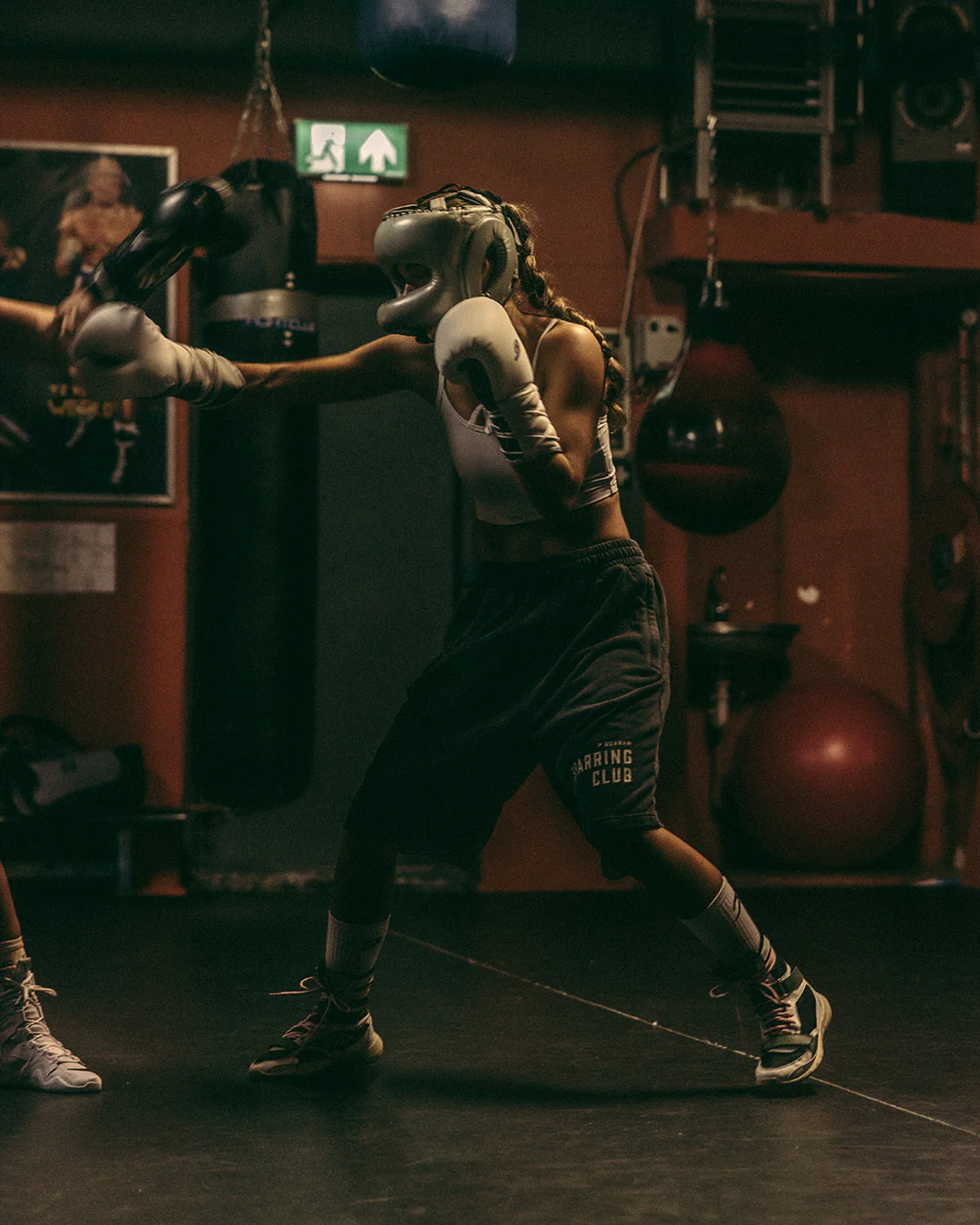 Sparring Club Sweat Shorts - Washed Black - Image 3