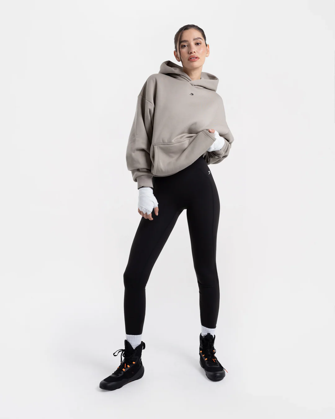 Strike Oversized Hoodie - Stone - Image 2
