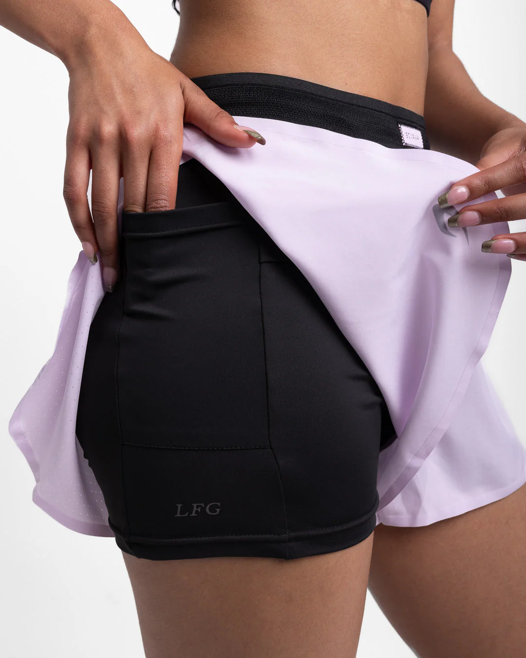 Tunero 2-in-1 Shorts - Lilac - Image 12