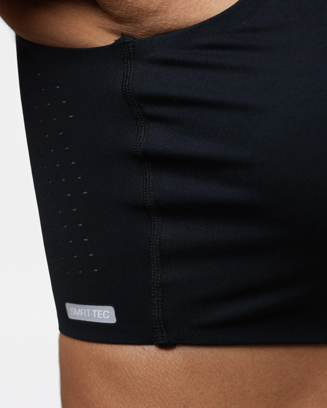 Tunero Racer Sports Bra - Black - Image 8