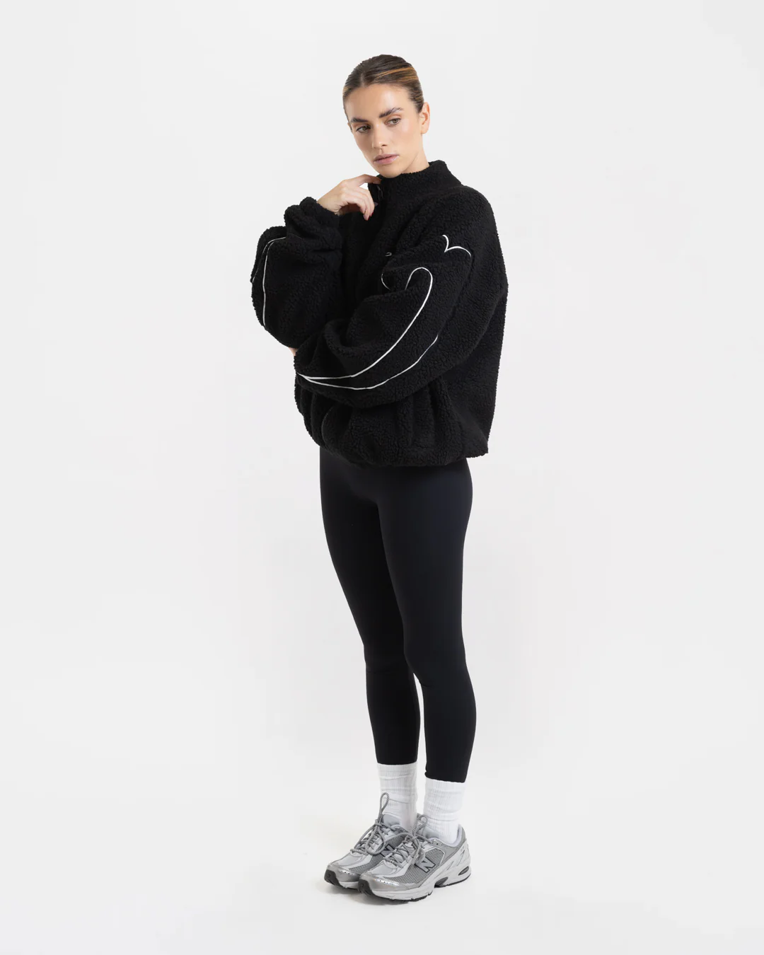 Tunero Sherpa Jacket - Black - Image 2