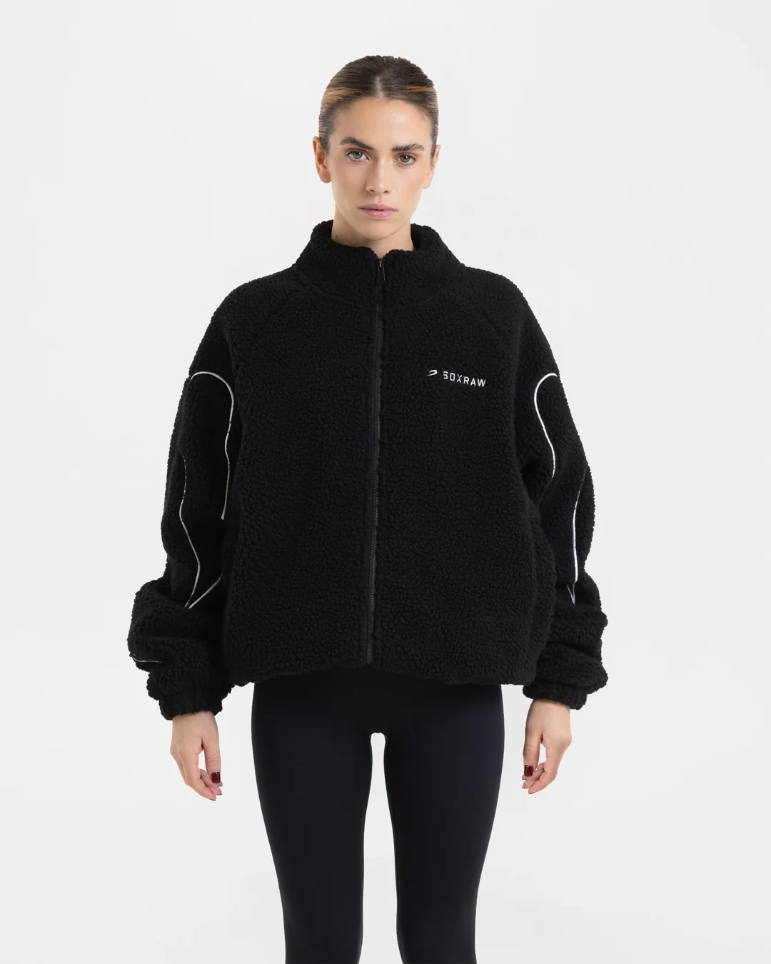 Tunero Sherpa Jacket - Black - Image 4