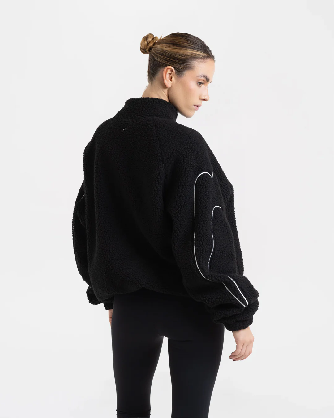 Tunero Sherpa Jacket - Black - Image 5