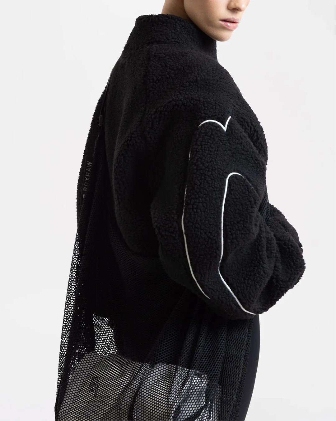 Tunero Sherpa Jacket - Black - Image 9