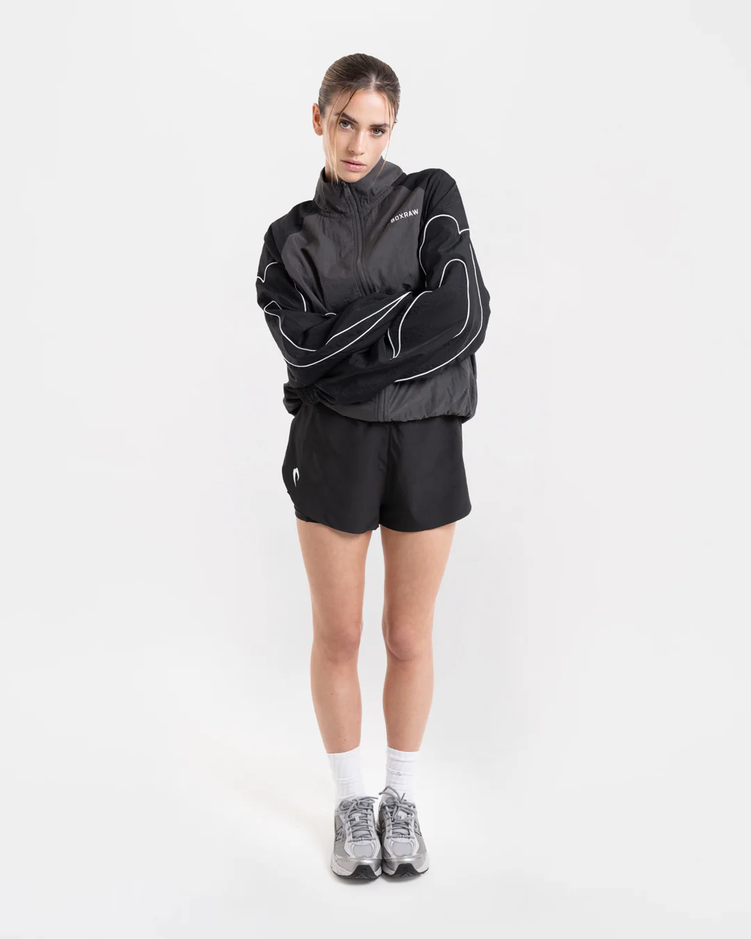 Tunero Track Jacket - Grey/Black - Image 2