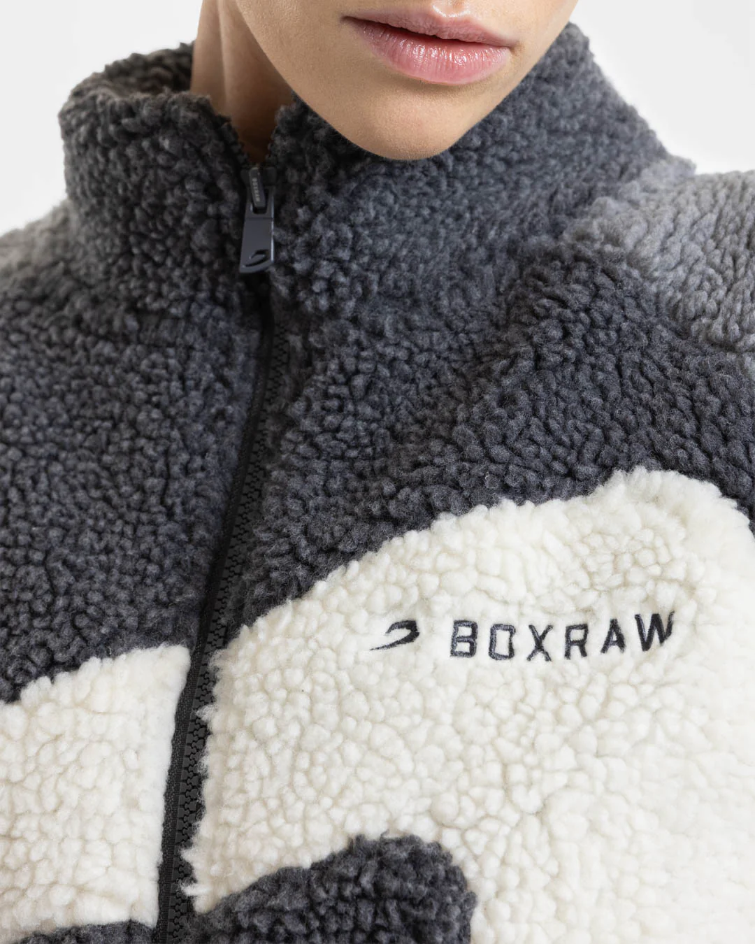 Walker Sherpa Jacket - Charcoal/Grey - Image 9