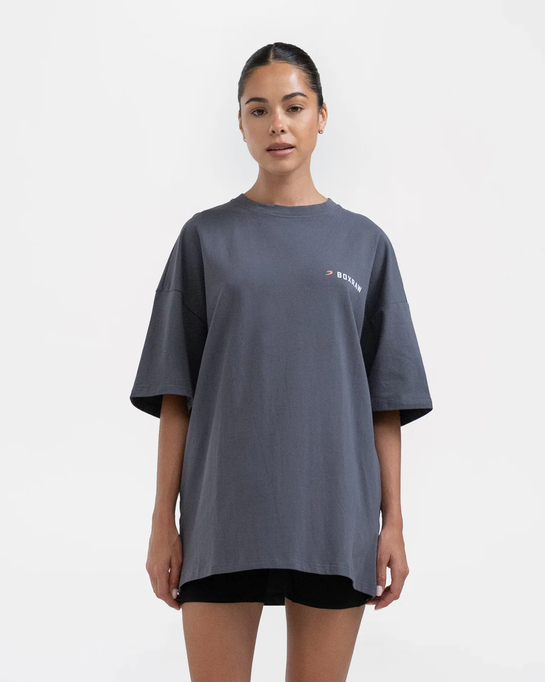 We Don't Play Boxing Oversized T-Shirt - Charcoal - Image 3