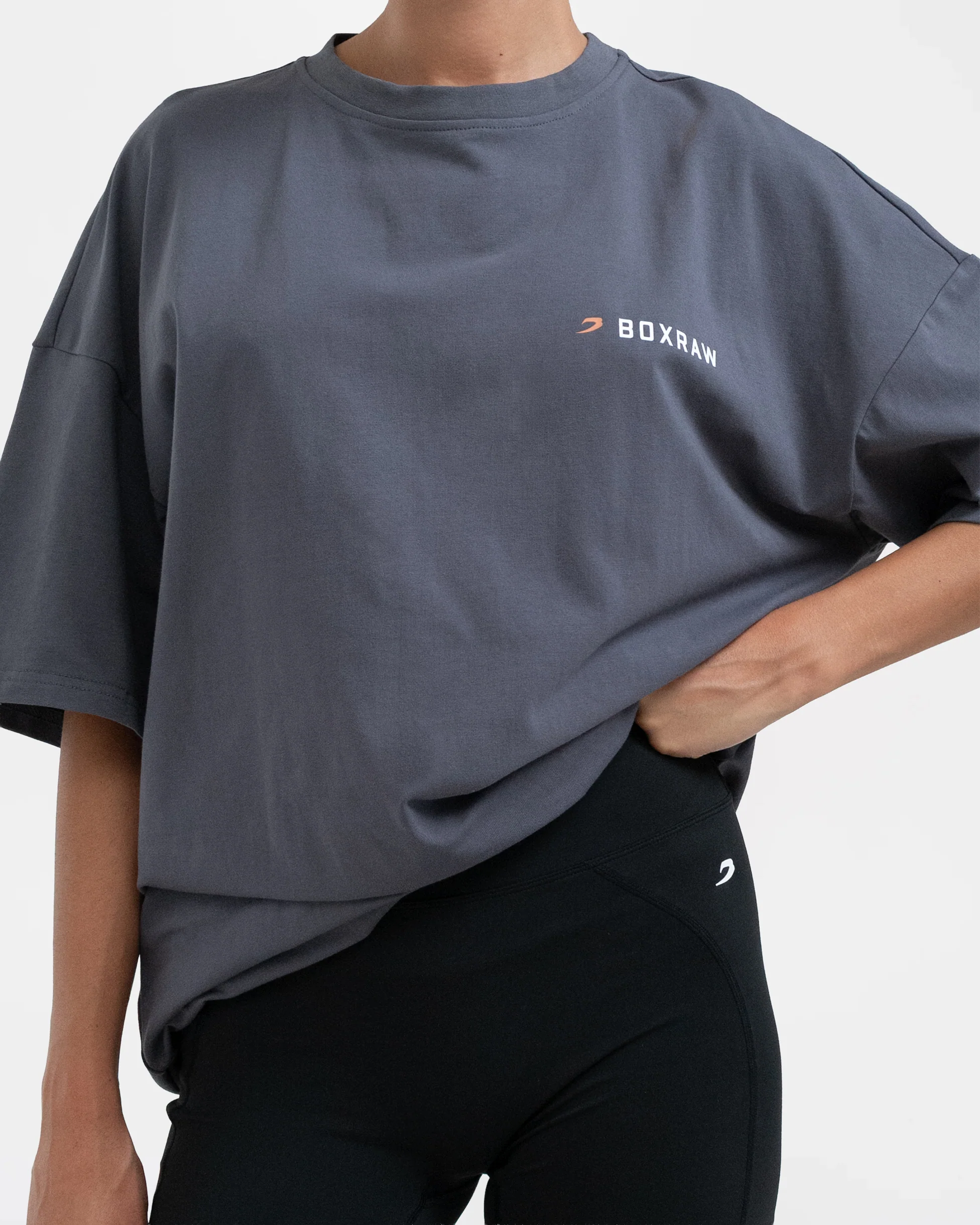 We Don't Play Boxing Oversized T-Shirt - Charcoal - Image 6