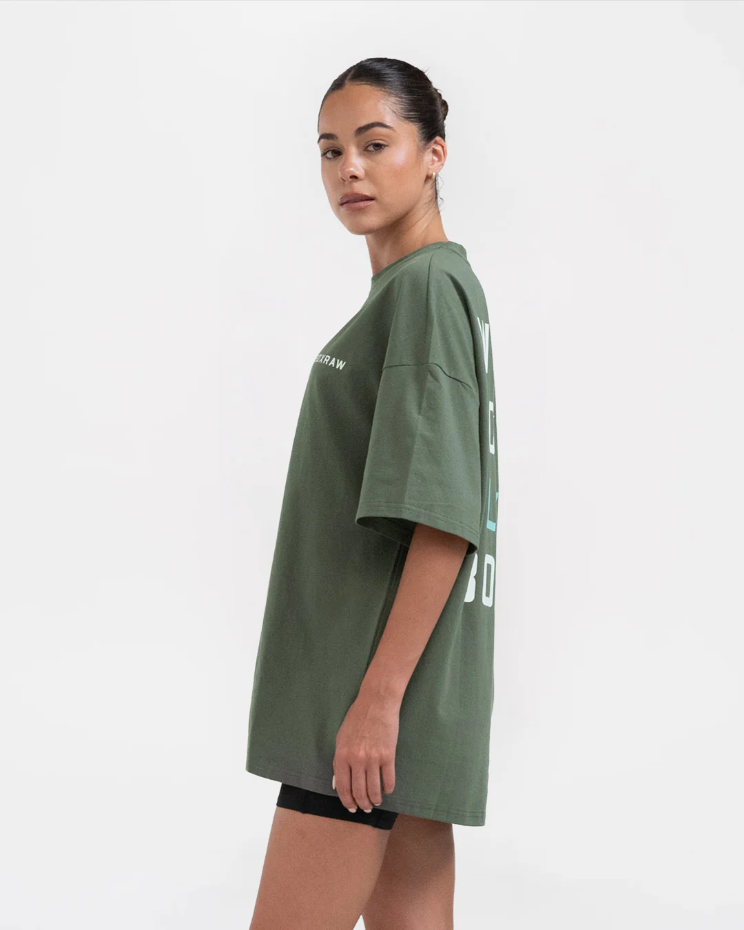 We Don't Play Boxing Oversized T-Shirt - Green - Image 4